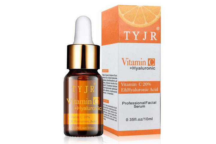 Reducere rynker og giv mere glans med C-vitamin serum med det populære hyaluronsyre7 