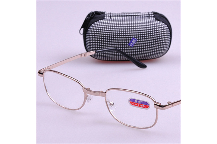 Foldbare læsebriller med lille praktisk etui 2 