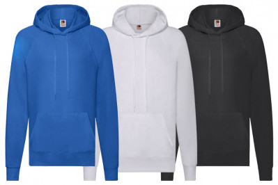 Fruit of the Loom Hættetrøje i Blød Fleece