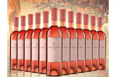 12 flasker Cal y Canto rosévin