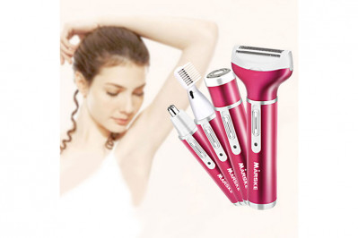 4-i-1 Genopladelig USB Epilator & Trimmer