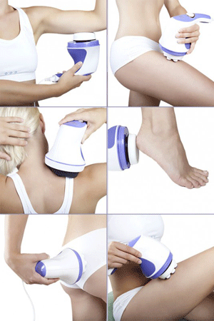 Relax Tone spin body massager banner